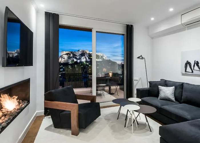 Executive 2 Bdr Suite In Plaka - Acropolis View